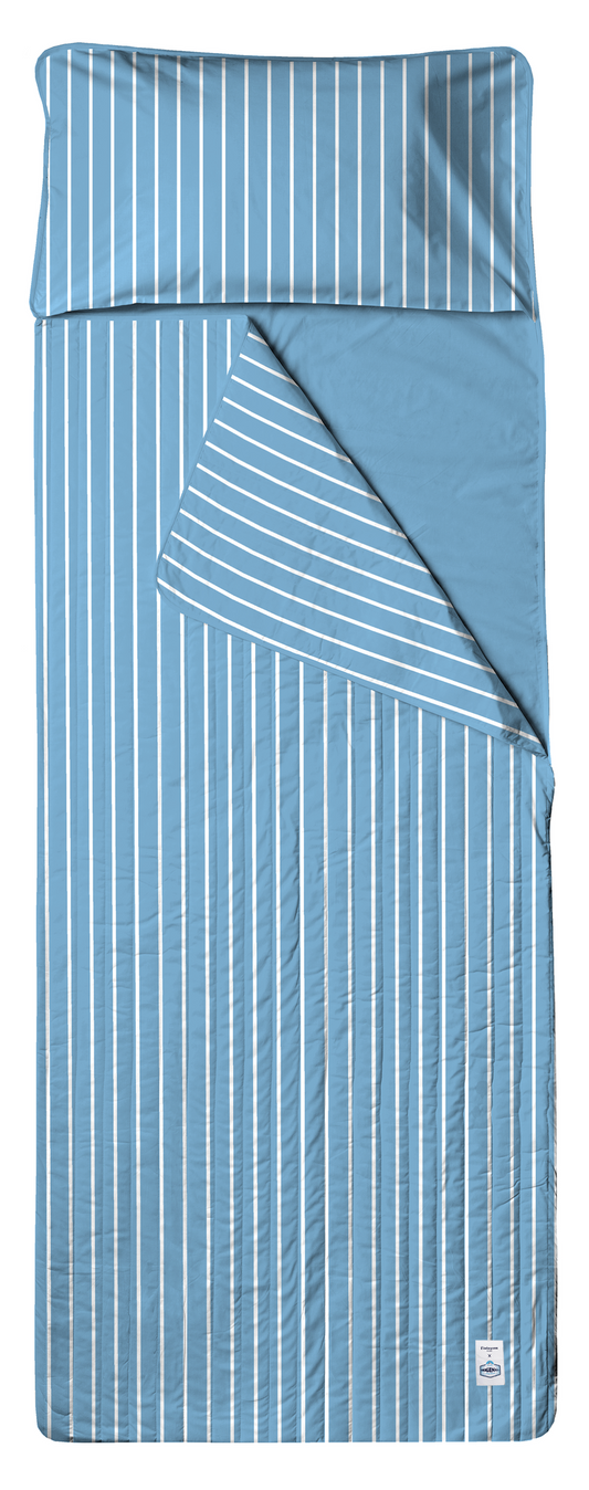 61432-5432-01-06; Finlayson Long drink Unipussi Sininen / Valkoinen / 90x250 cm 