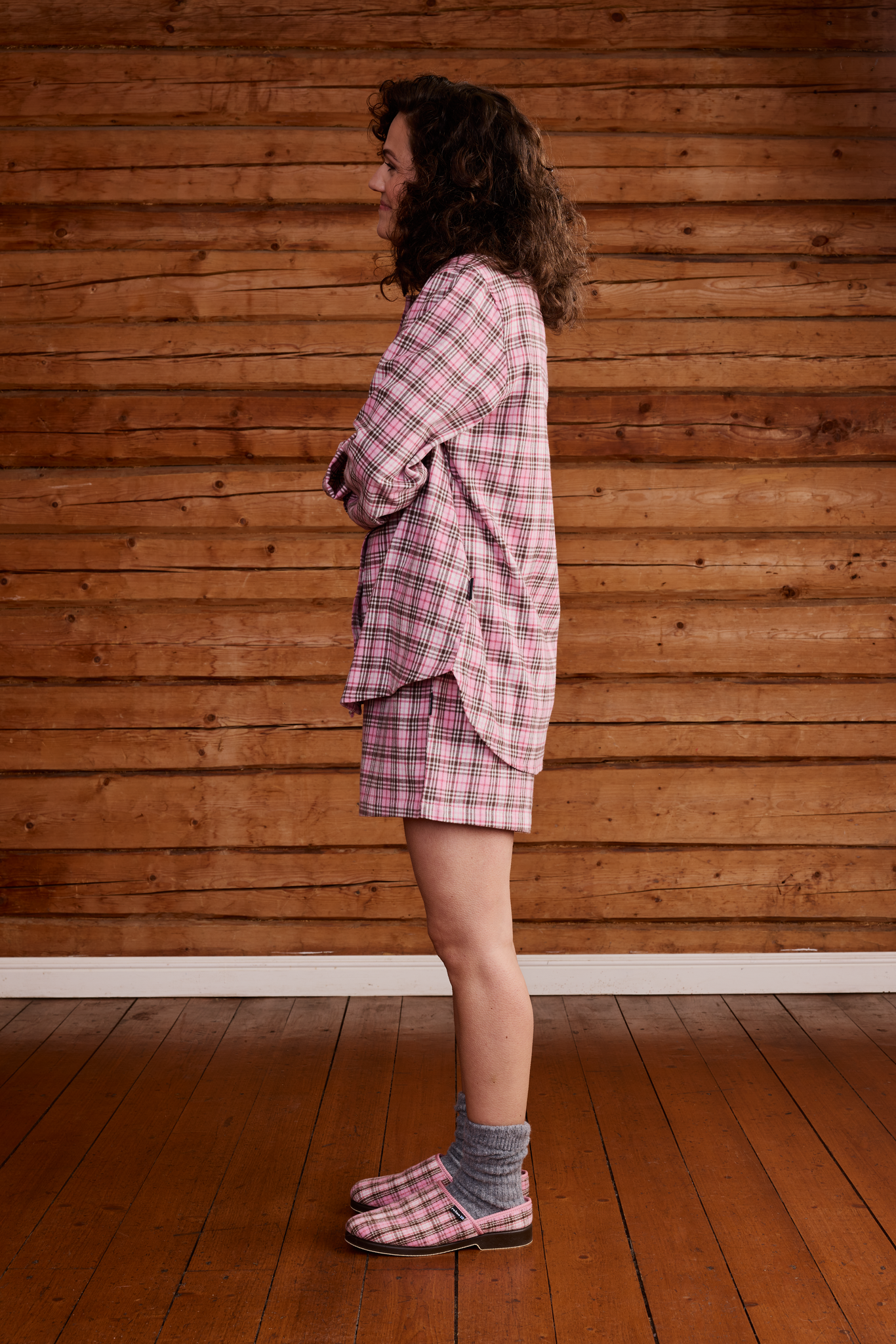 22719161003_3; Finlayson Aino Flanellipyjama Vaaleanpunainen / L 