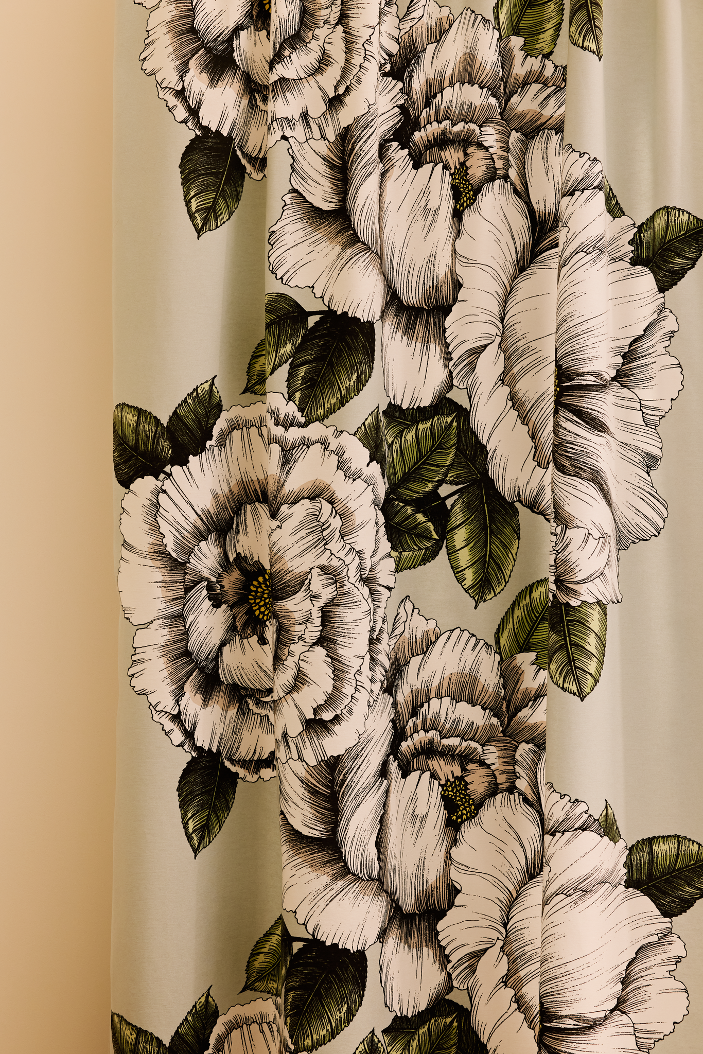 CT002457-7110_1; Finlayson Alma Curtains Salvianvihreä / 140x250 cm 