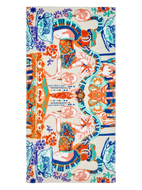 109216-8000; Finlayson Fanfaari Bath towel (Digiprint) Monivärinen / 70x140 cm 