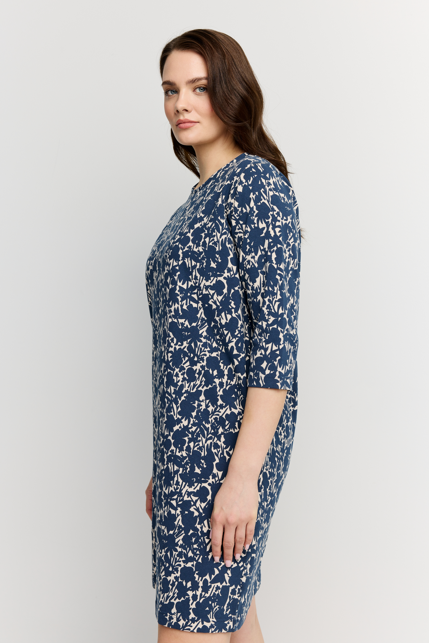 22784445004_4; Finlayson KATVEESSA Trikoomekko Tummansininen / Luonnonvalkoinen / XL 