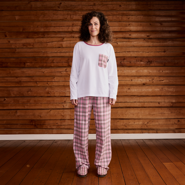 22719180001; Finlayson Aino Pyjama Vaaleanpunainen / S 