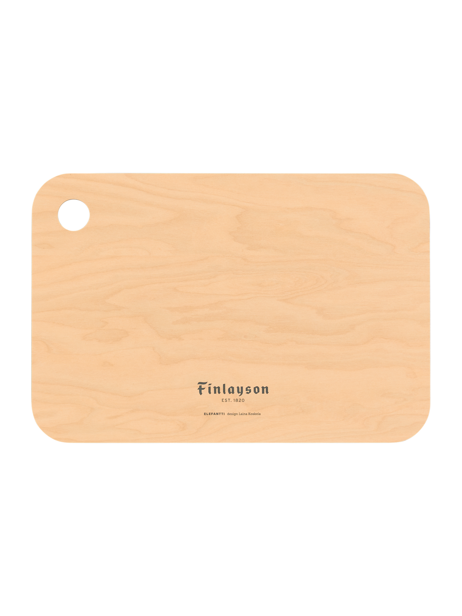 99100-0770_2; Finlayson Elefantti Leikkuulauta Musta / 21x31 cm 