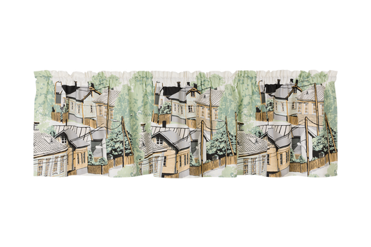 109024-7100; Finlayson Naapurusto Valances Mintunvihreä / 60x250 cm 