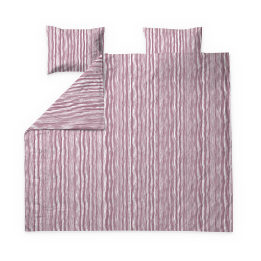 60683-5238-08-05; Finlayson Tiuhta Parivuoteen pussilakanasetti Malva / 240x210 + 50x60 cm 
