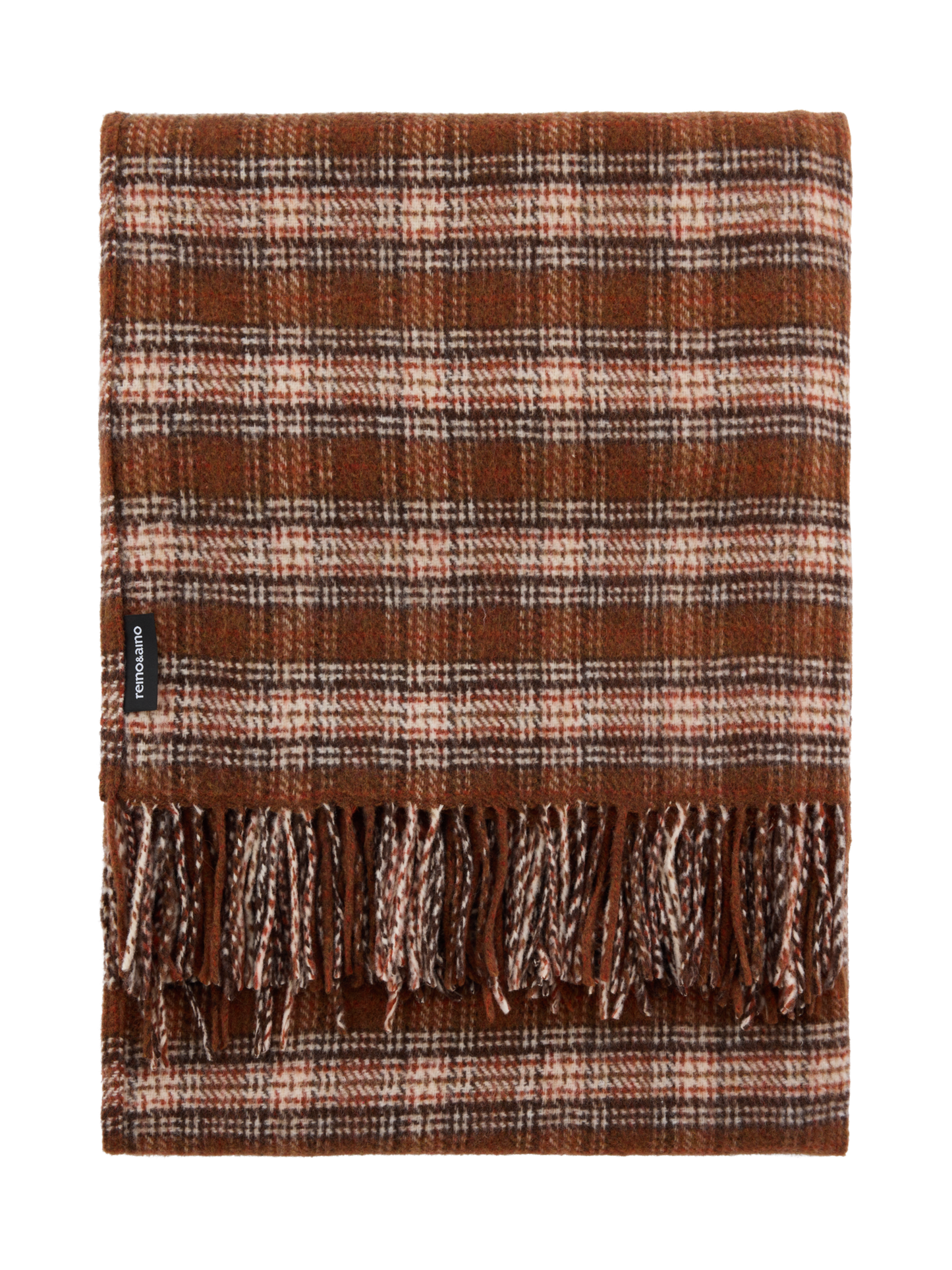 21993-1951-01-04; Finlayson Reino Torkkupeitto Ruskea / 130x170 cm 