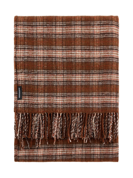 21993-1951-01-04; Finlayson Reino Torkkupeitto Ruskea / 130x170 cm 