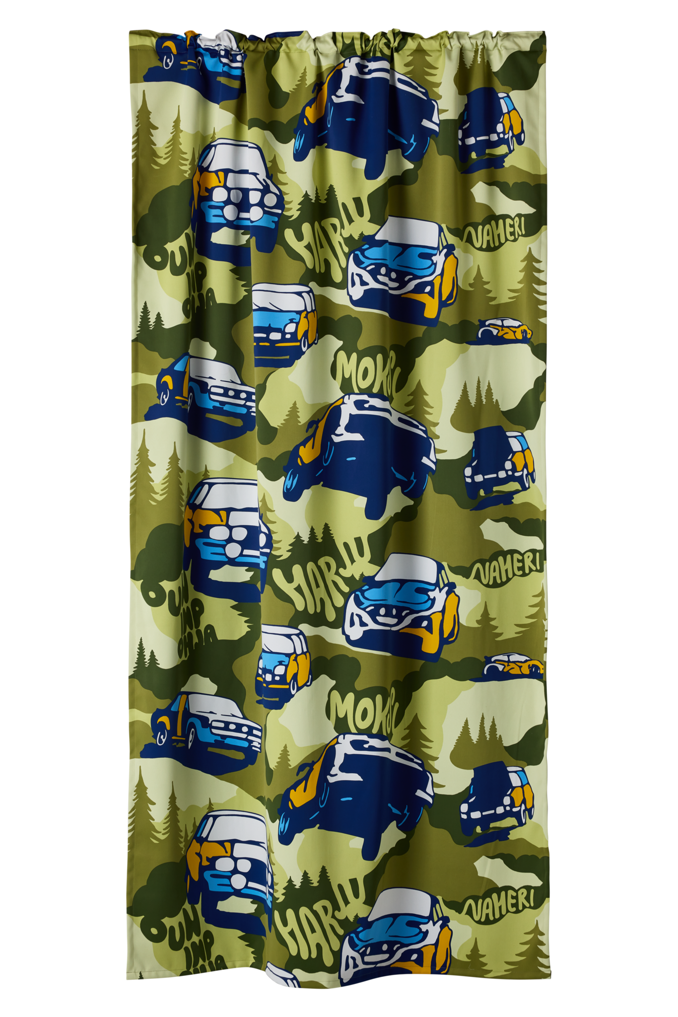 109397-7303; Finlayson Ralli Curtains Vihreä / 140x250 cm 