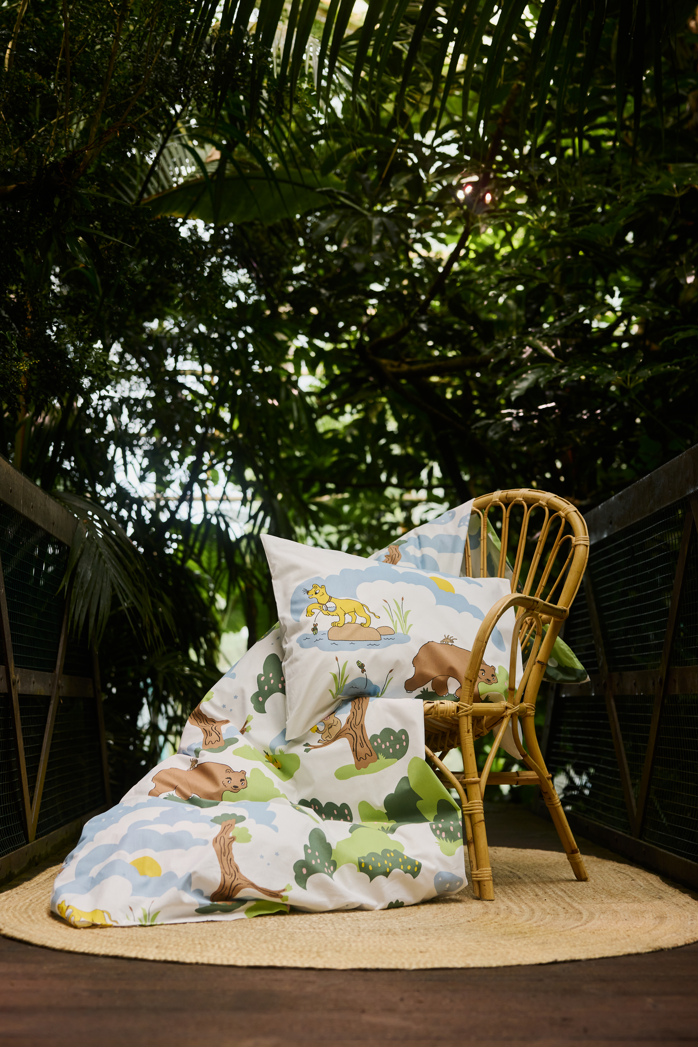 60552-5509-01-06_2; Finlayson Seikkailu Pussilakanasetti Monivärinen / 150x210 + 50x60 cm 