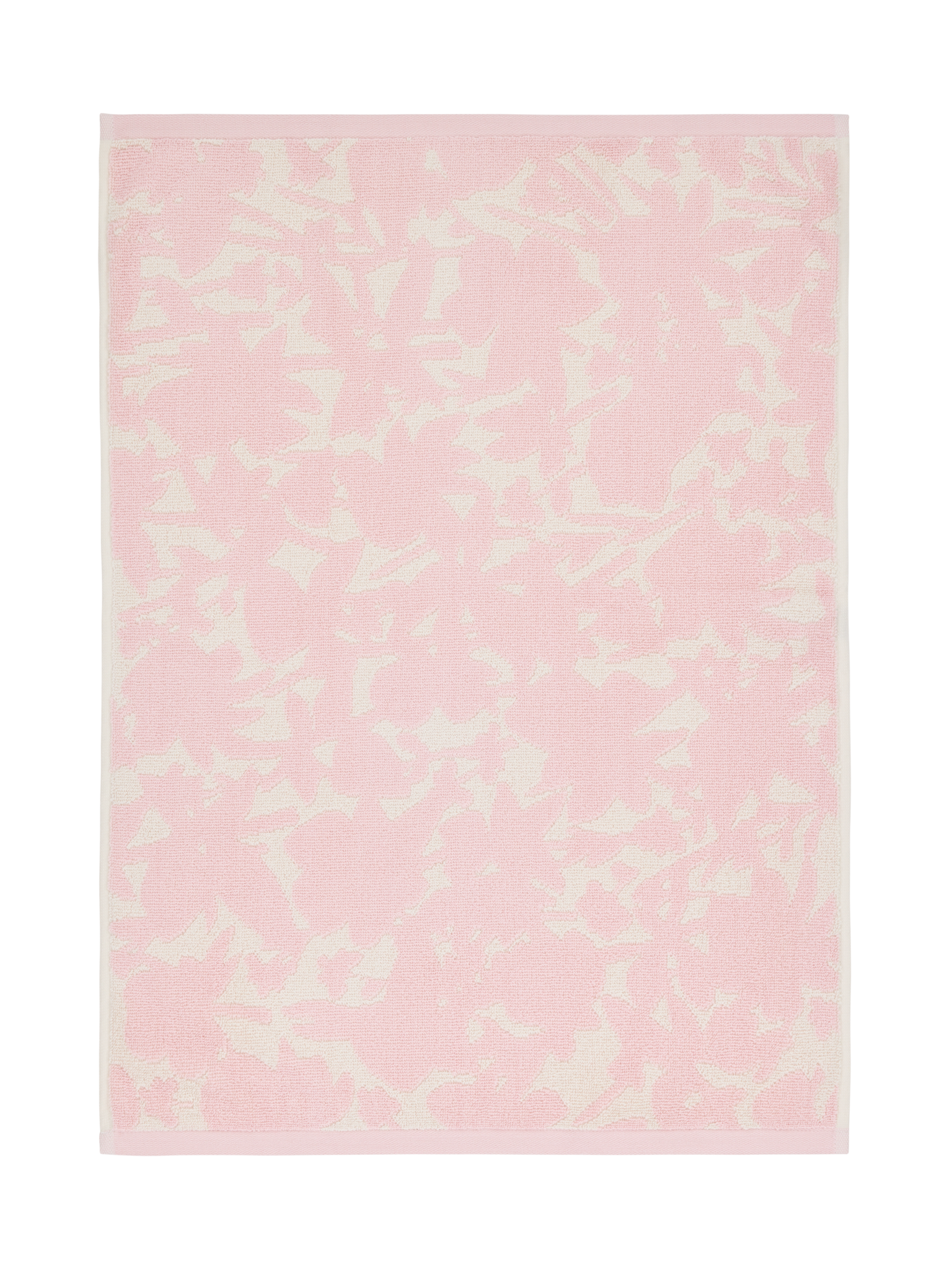 70087-5488-02-12_4; Finlayson Katveessa Käsipyyhe Vaaleanpunainen / Luonnonvalkoinen / 50x70 cm 