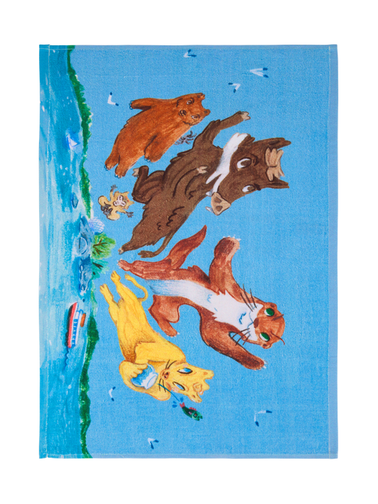 70571-5507-01-12; Finlayson Sankarit Käsipyyhe Monivärinen / 50x70 cm 