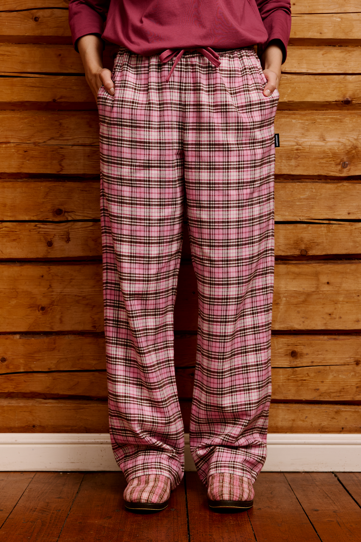 RW10002-431-XXL_3; RW10002-431-XL_3; RW10002-431-S_3; RW10002-431-M_3; RW10002-431-L_3; Finlayson Aino Pyjama Vaaleanpunainen / L 
