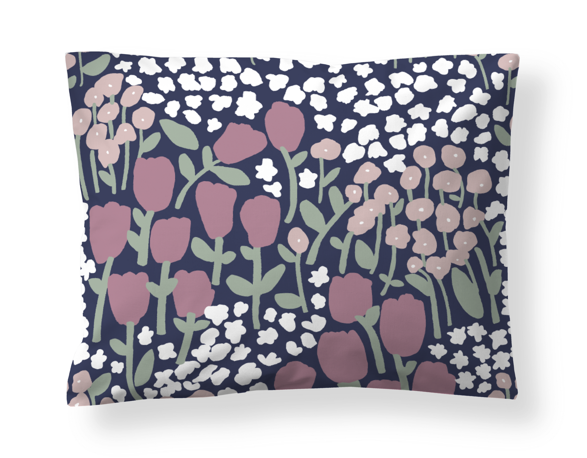 60136-5224-06-10; Finlayson Huiske Tyynyliina Sininen / Malva / 50x60 cm 