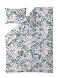 60652-5225-03-06; Finlayson Armas Pussilakanasetti Valkoinen / Liila / Sininen / 150x210 + 50x60 cm 