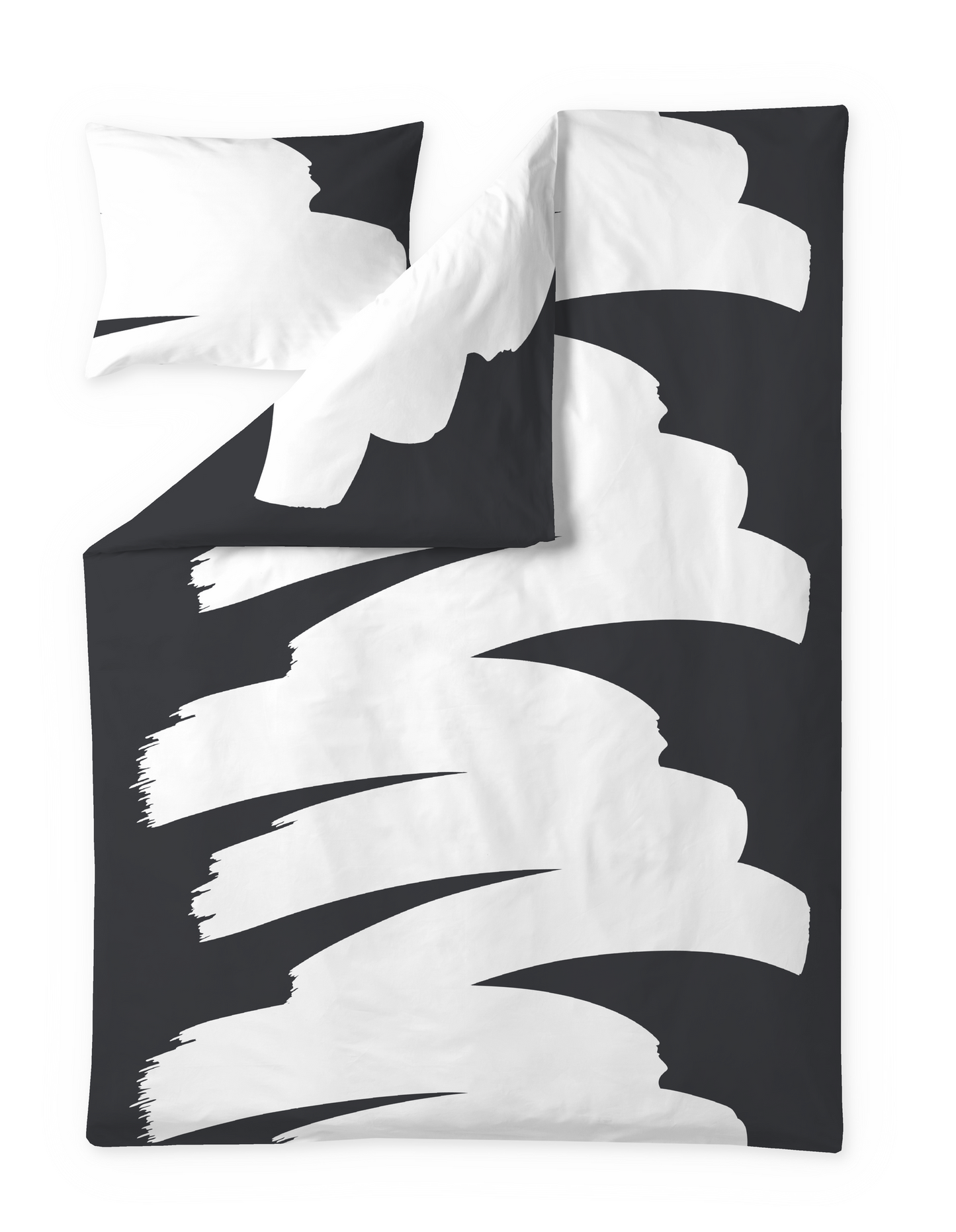 60652-4781-11-06_1; Finlayson Veto Pussilakanasetti Mustavalkoinen / 150x210 + 50x60 cm 