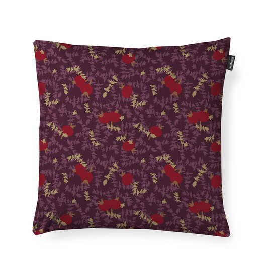80813-5498-01-04; Finlayson Ruusunmarja Koristetyynynpäällinen Luumu / 48x48 cm 