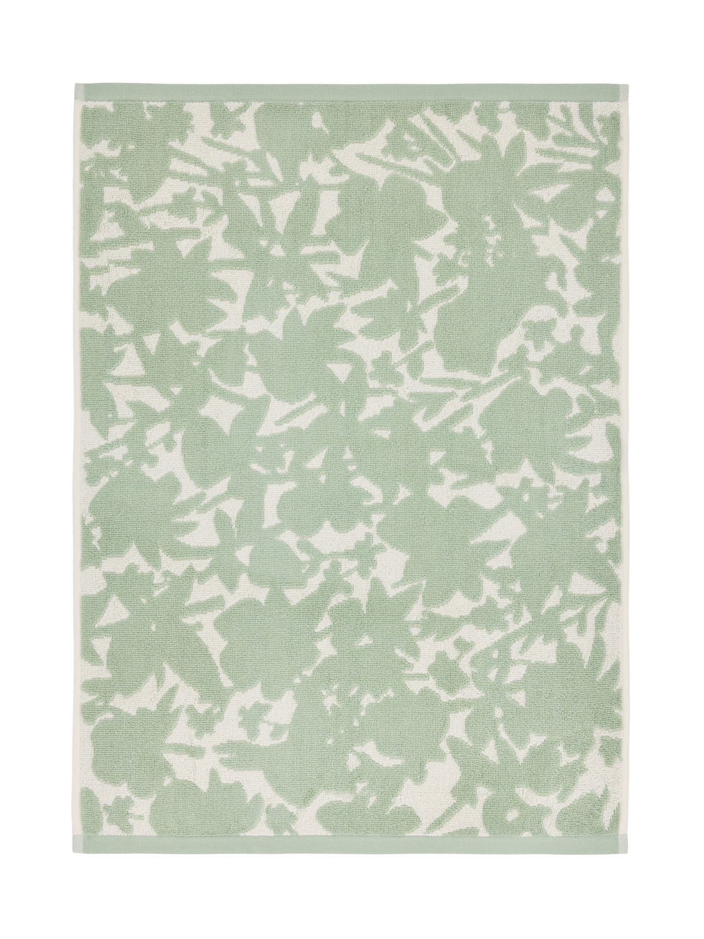 70087-5488-01-12_4; Finlayson Katveessa Käsipyyhe Salvianvihreä / Luonnonvalkoinen / 50x70 cm 