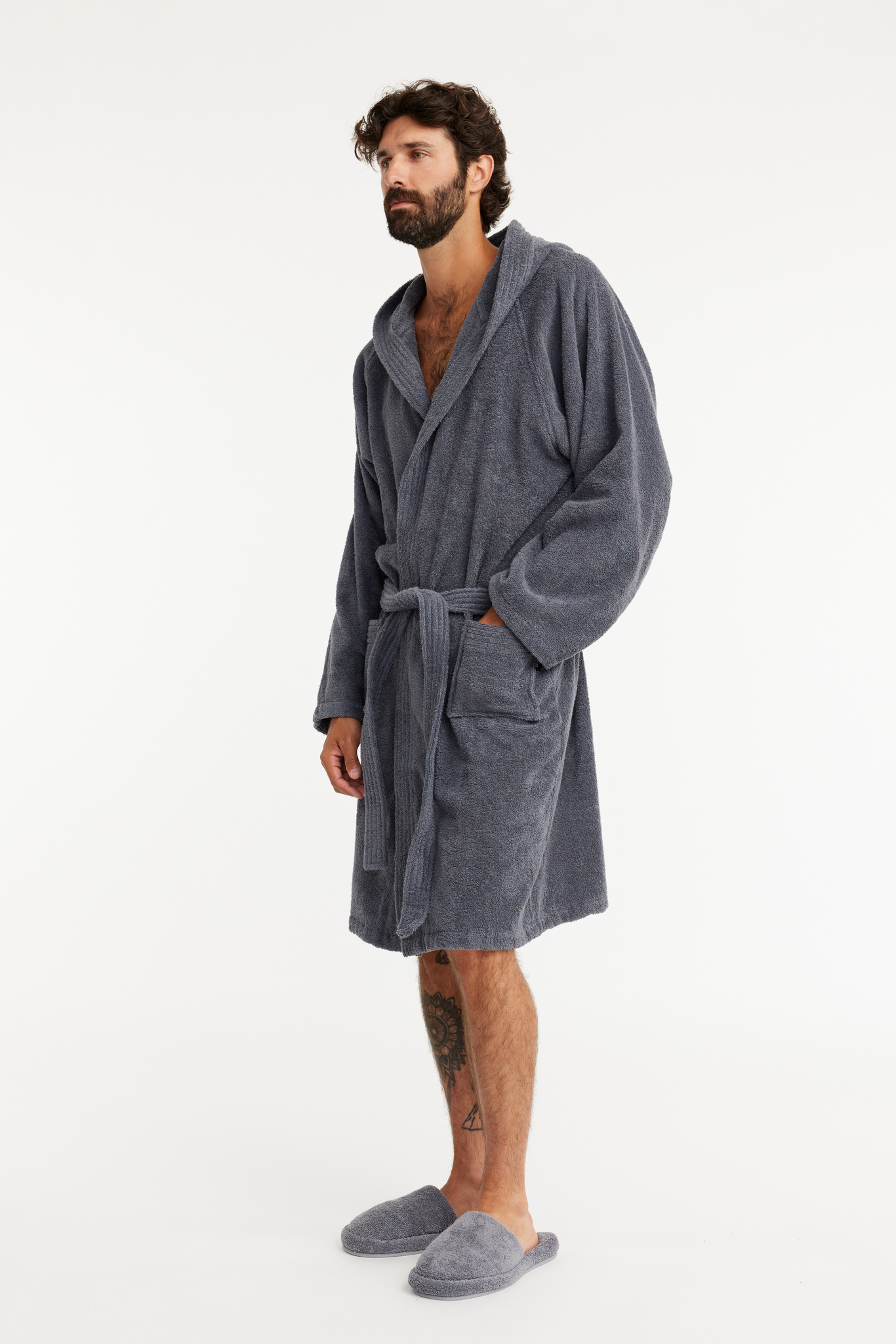 70225-0016-00-03_1; 70225-0016-01-03_1; 70225-0016-02-03_1; 70225-0016-03-03_1; Finlayson Reilu Kylpytakki Harmaa / L/XL 