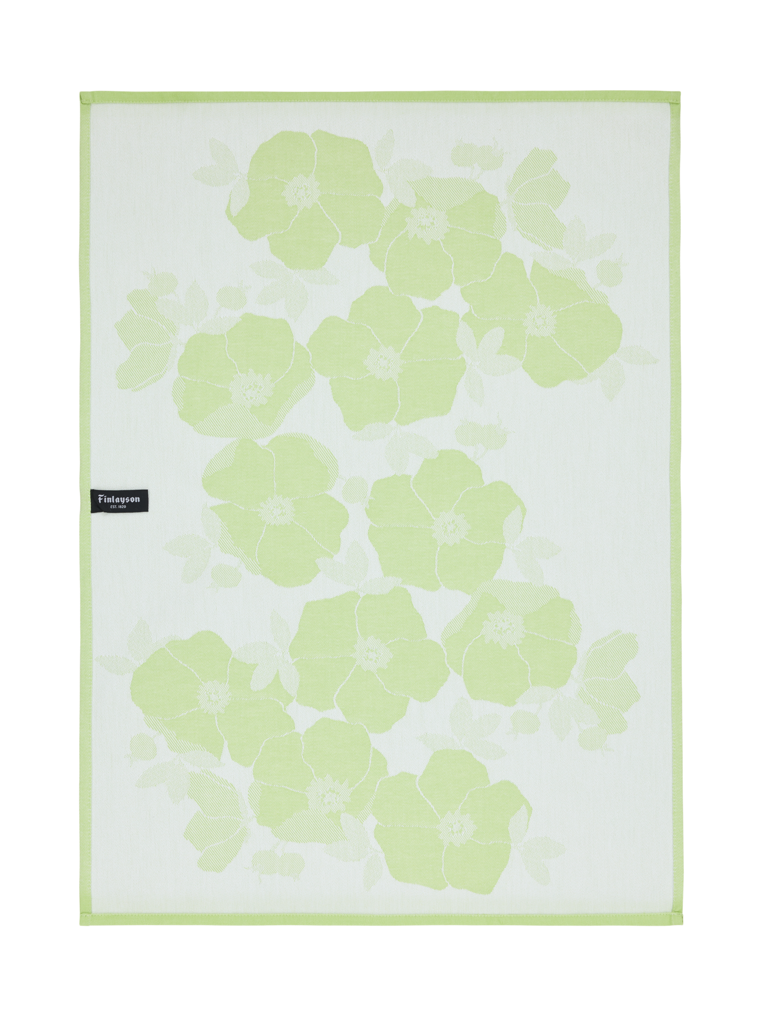 70940-5489-03-10_3; Finlayson Rosa Keittiöpyyhe 2 kpl Vaaleanvihreä / Valkoinen / 50x70 cm 