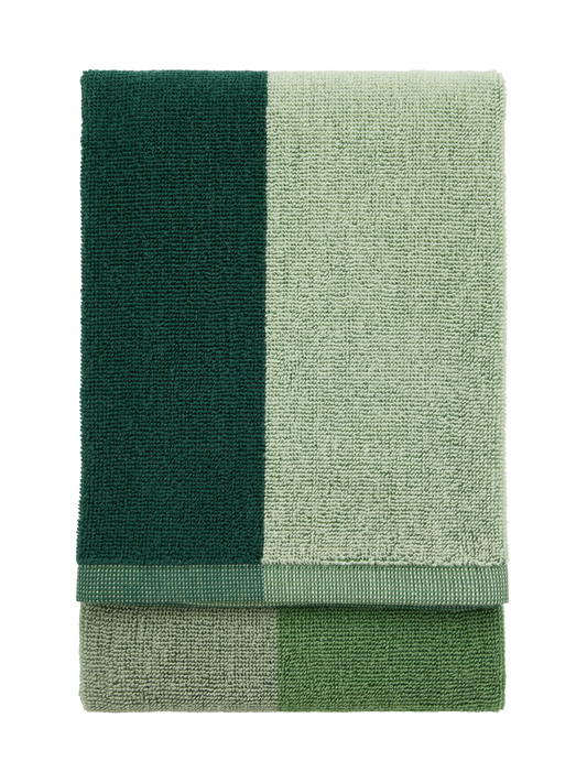 70553-1404-07-12; Finlayson Kiia Käsipyyhe Vihreä / 50x70 cm 