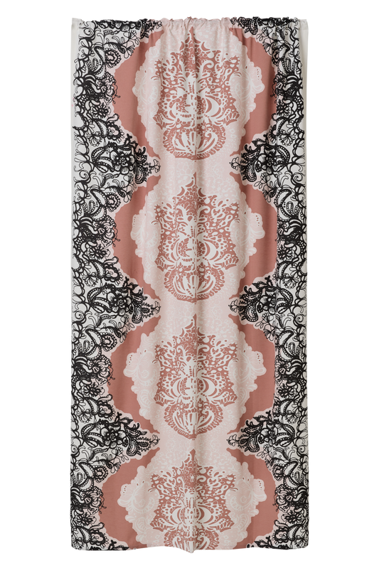 104864-4099; Finlayson Mandariini Curtains Roosa / 140x240 cm 