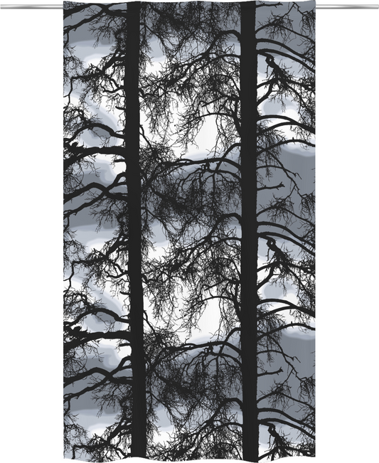 107223-143; Finlayson Vallila Kelohonka Pimennysverho Harmaa / 140x250 cm 