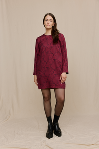 FW75005-471-XS; Finlayson Lilia Tunika Punainen / XS 