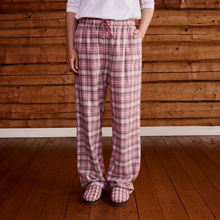 22719160001; Finlayson Aino Pyjamahousut Vaaleanpunainen / S 