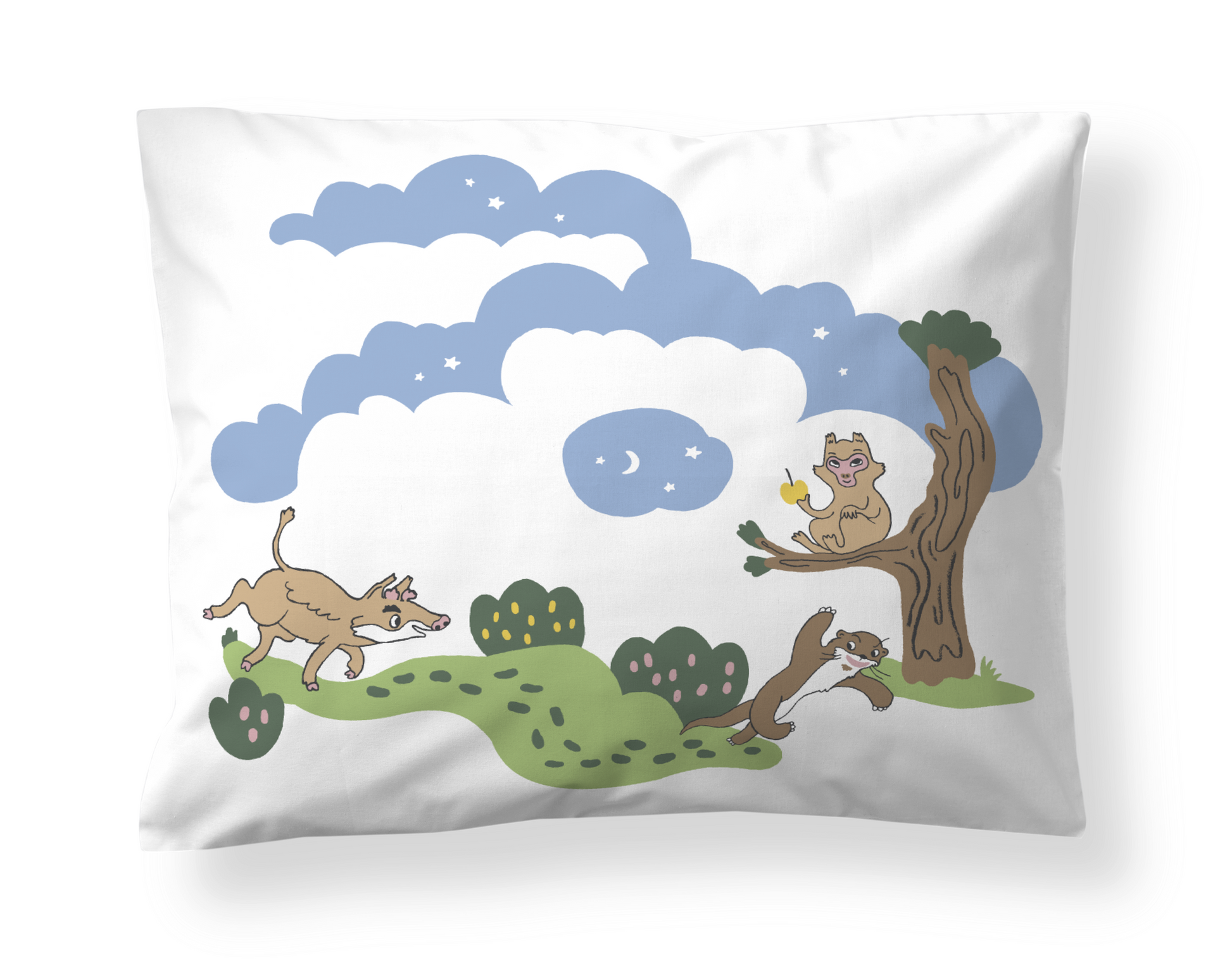 60152-5513-01-10_5; 60115-5513-01-10_5; Finlayson Seikkailu Lasten tyynyliina Monivärinen / 40x60 cm 