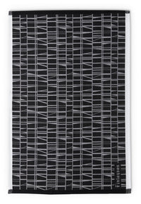 Finlayson Coronna keittiöpyyhe 2kpl Musta / Valkoinen / 50x70 cm