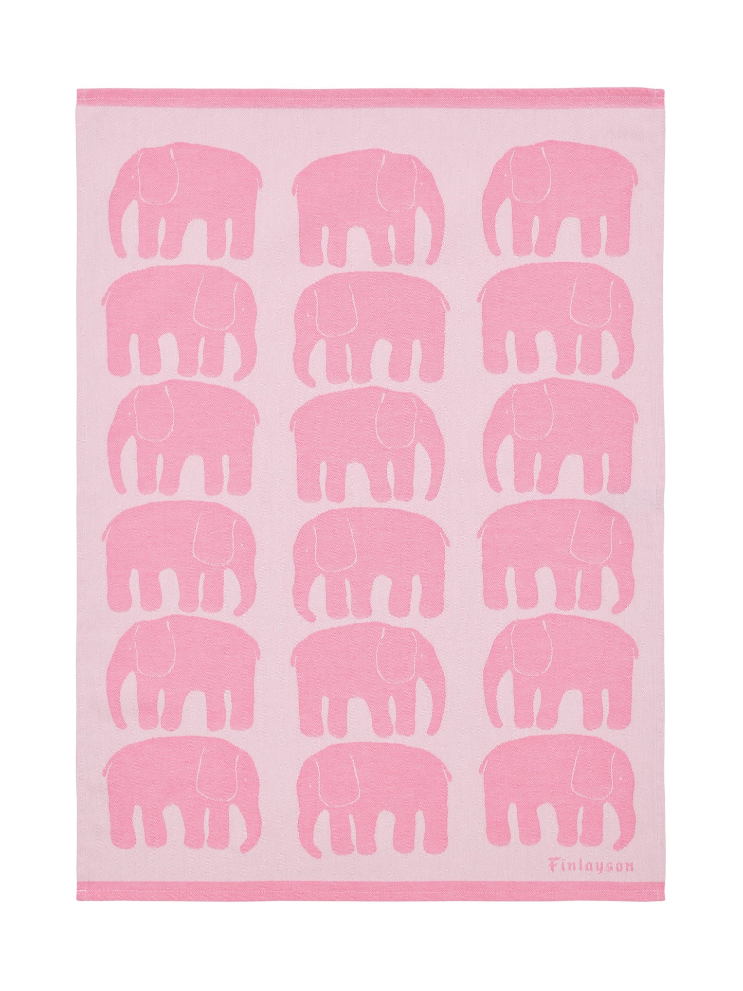 Finlayson FI Elefantti keittiöpyyhe Pinkki / 50x70 cm