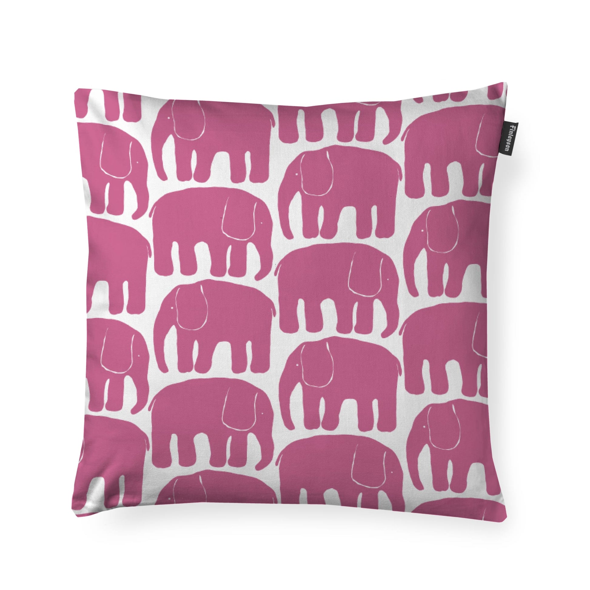 Finlayson FI Elefantti koristetyynynpäällinen Pinkki / 48x48 cm