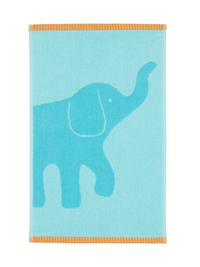 70562-5415-05-12; Finlayson Elefantti vapaa Käsipyyhe Turkoosi / Oranssi / 30x50 cm 