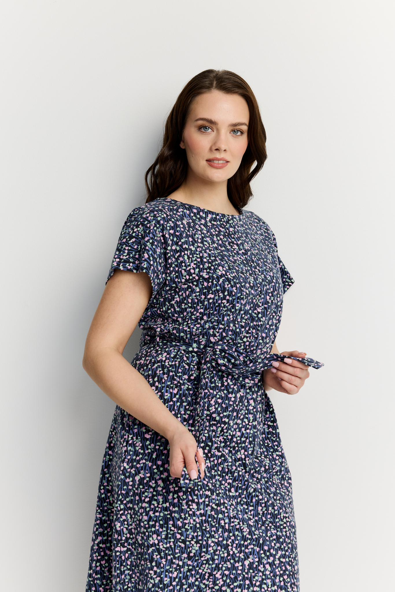 22784441001_1; Finlayson Sievä Trikoomekko Malva / Musta / S 