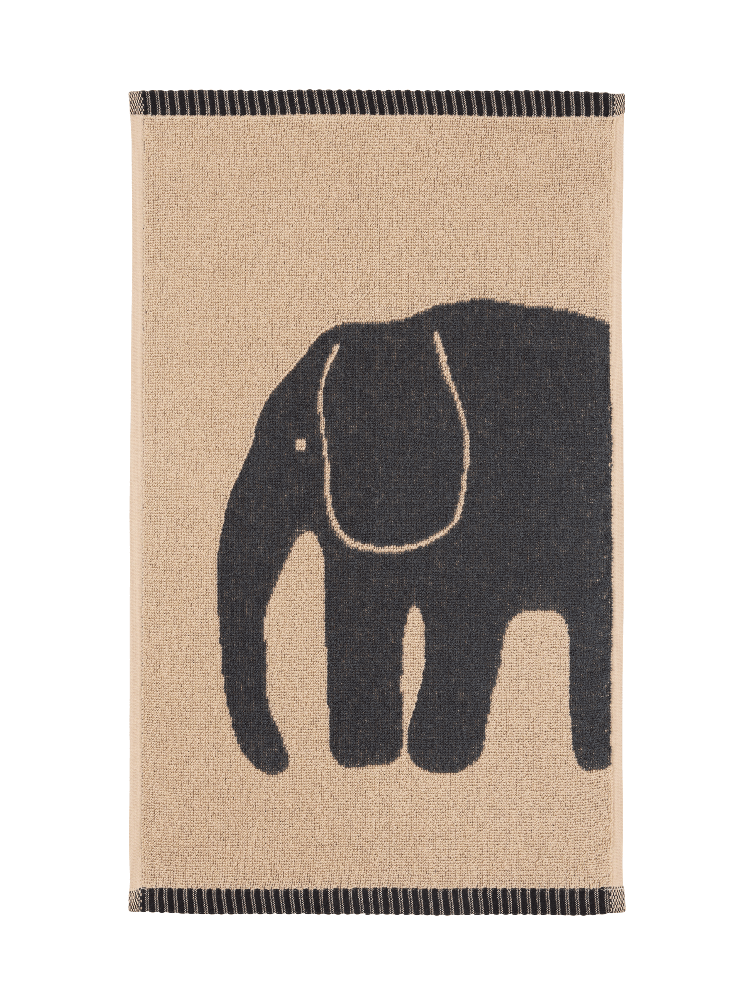 70562-5415-04-12; Finlayson FI Elefantti vapaa pyyhe Tummanharmaa / Beige / 30x50 cm