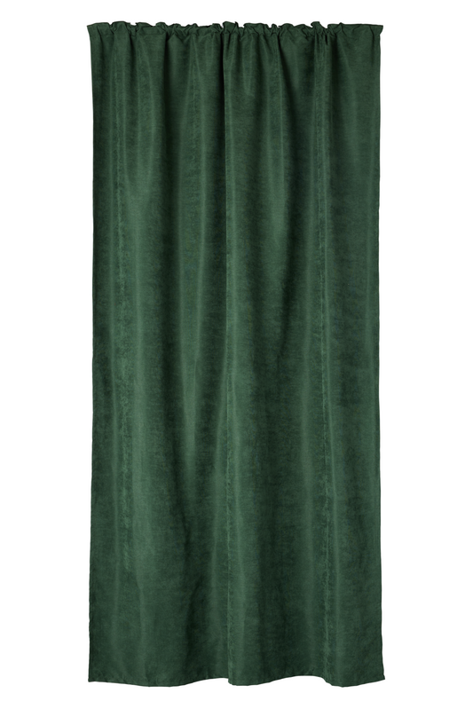 101140-7700; Finlayson  Curtains Tummanvihreä / 140x250 cm 