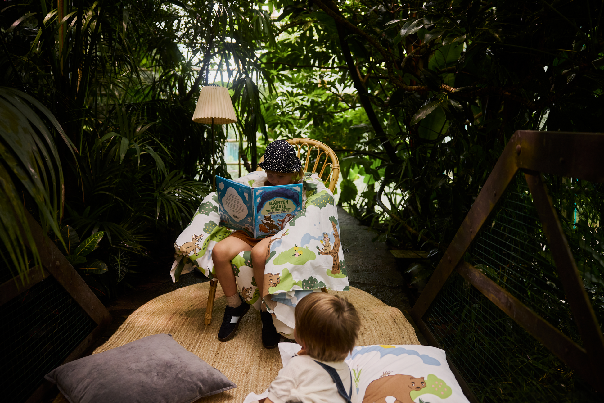 60554-5509-01-06_4; Finlayson Seikkailu Lasten pussilakanasetti Monivärinen / 120x160 + 40x60 cm 