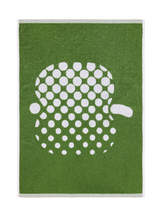 71063-1367-05-12; Finlayson Optinen omena Käsipyyhe Vihreä / 50x70 cm 