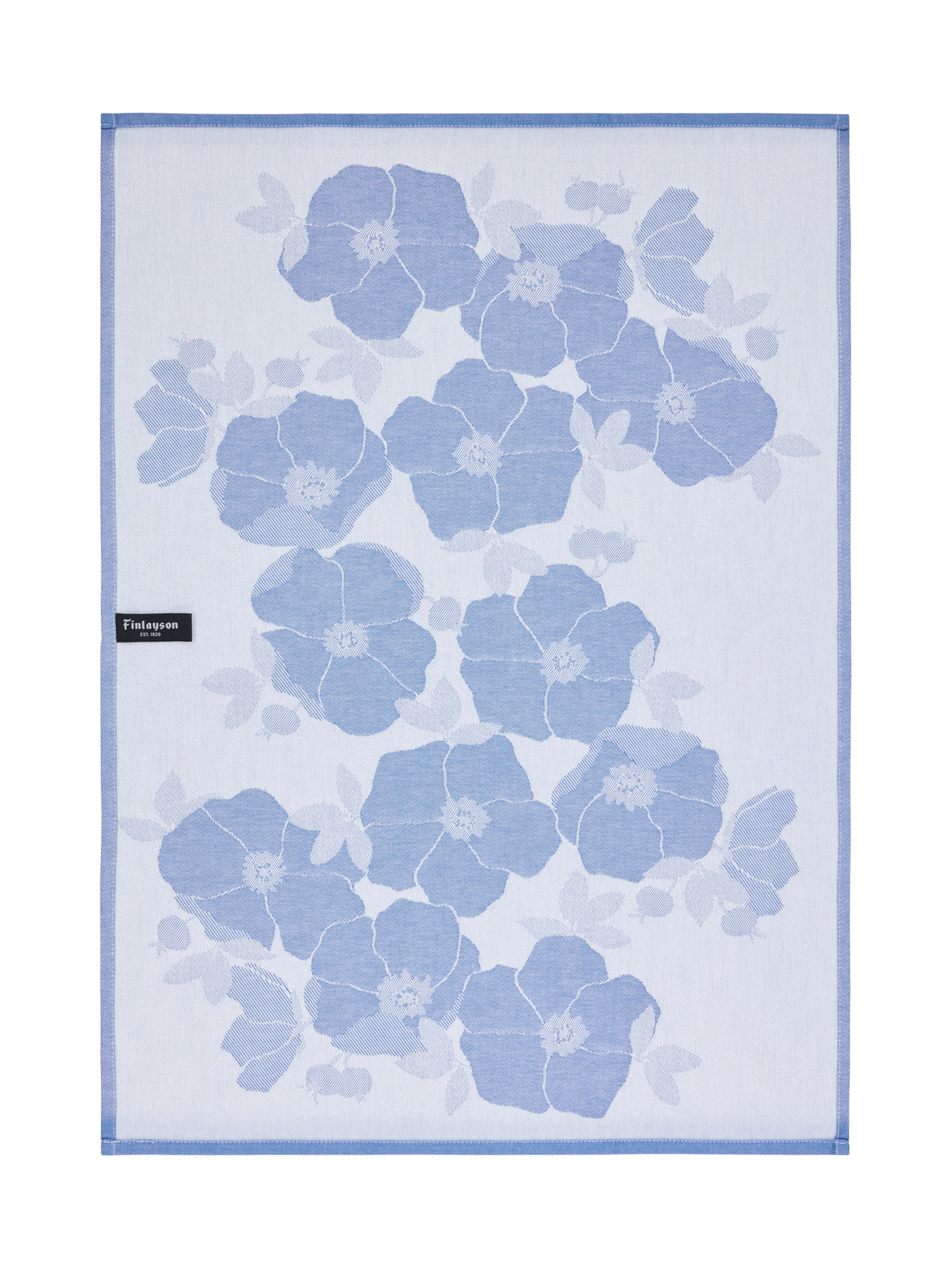 70940-5489-04-10_2; Finlayson Rosa Keittiöpyyhe 2 kpl Tummansininen / Valkoinen / 50x70 cm 