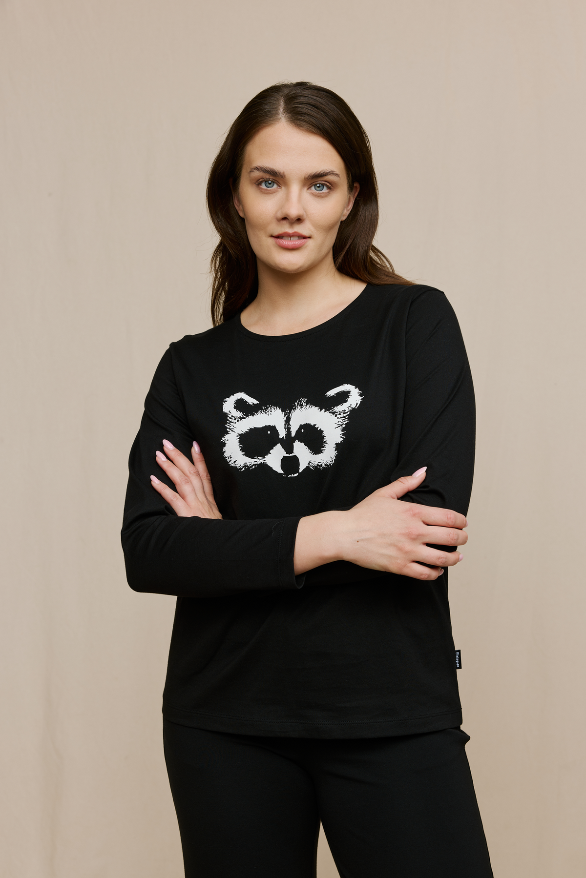 FW22001-999-XL_1; Finlayson Pesue Pitkähihainen paita Musta / XL 