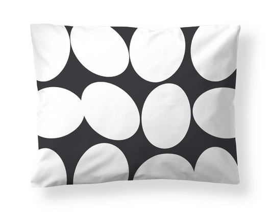 60136-4511-04-10; Finlayson Pop Tyynyliina Musta / 50x60 cm 