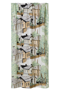 109010-7100; Finlayson Naapurusto Curtains Mintunvihreä / 140x250 cm 