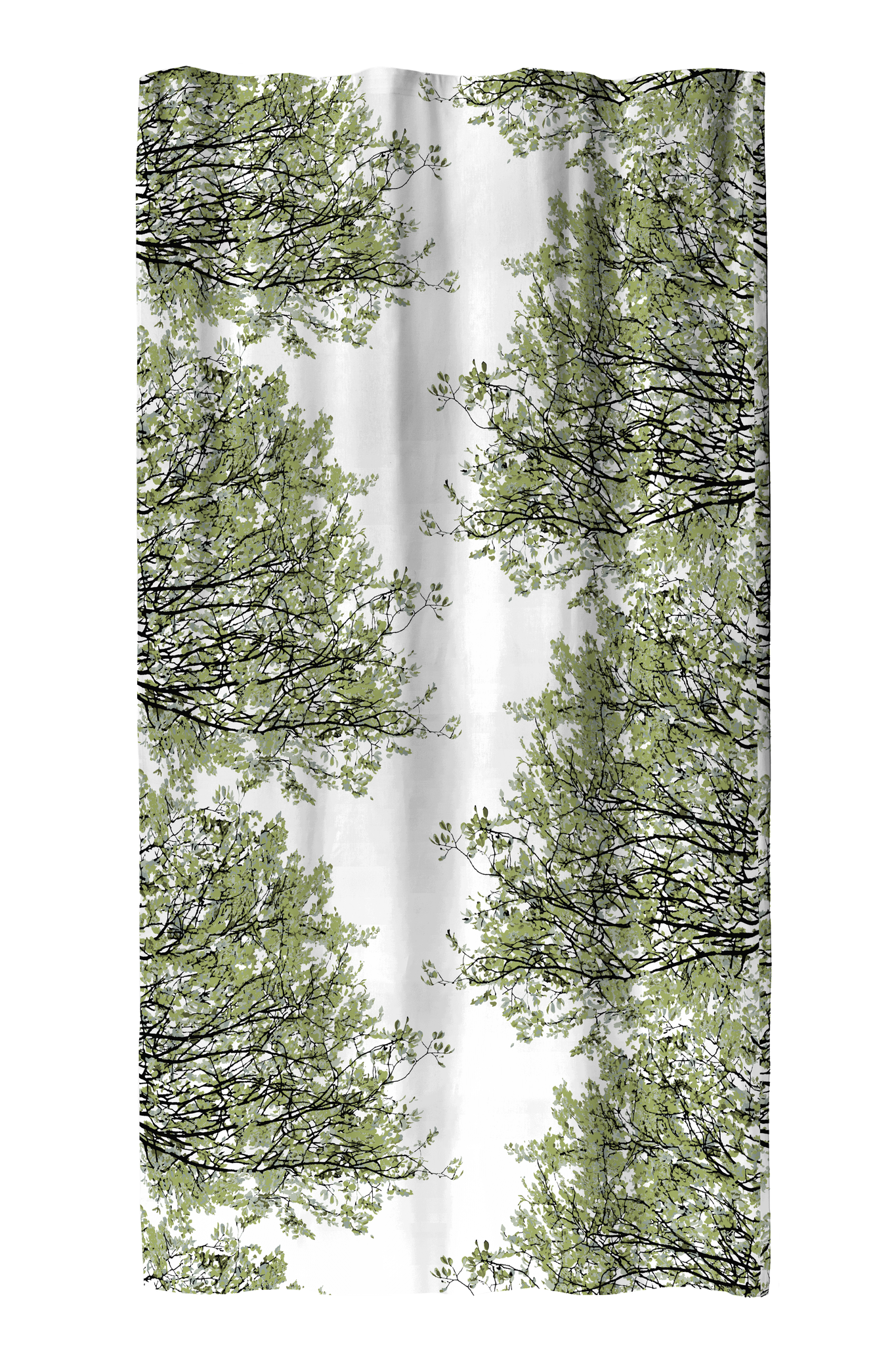 108106-7300; Finlayson Vallila Havina Verho Salvianvihreä / 140x250 cm 