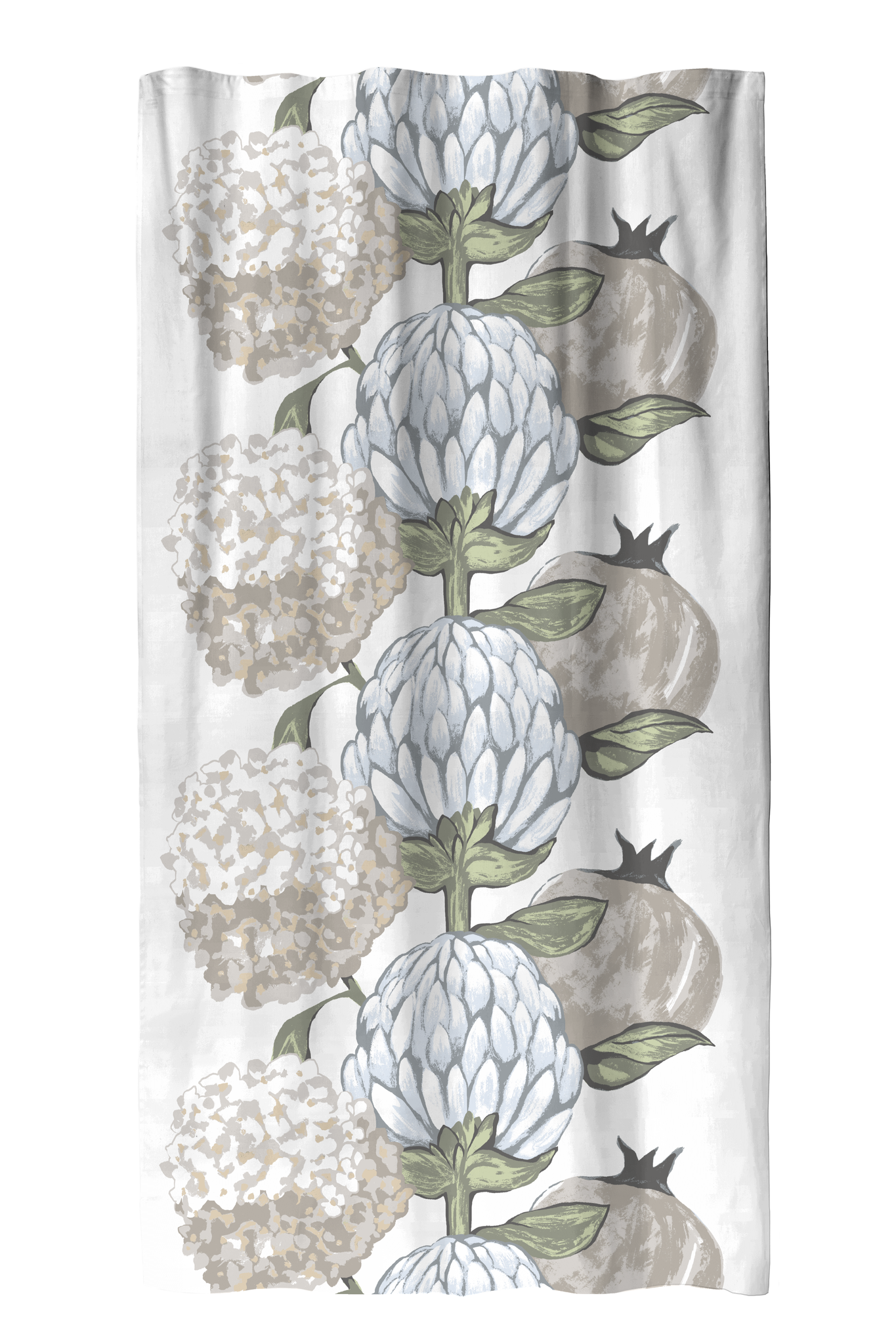 108663-1600; Finlayson Vallila Artisokka verho Pastelli / 140x240 cm 