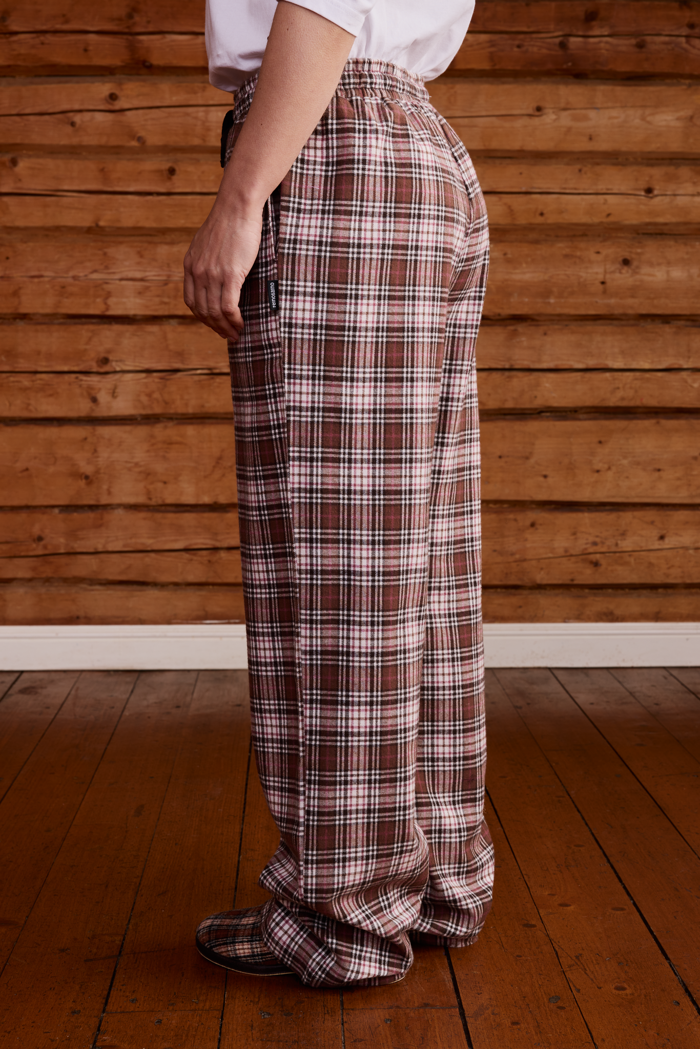 22719186003_4; Finlayson Aino Pyjamahousut Ruskea / L 