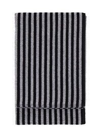 71172-1488-01-12; Finlayson Raita Käsipyyhe Musta / Harmaa / 50x70 cm 