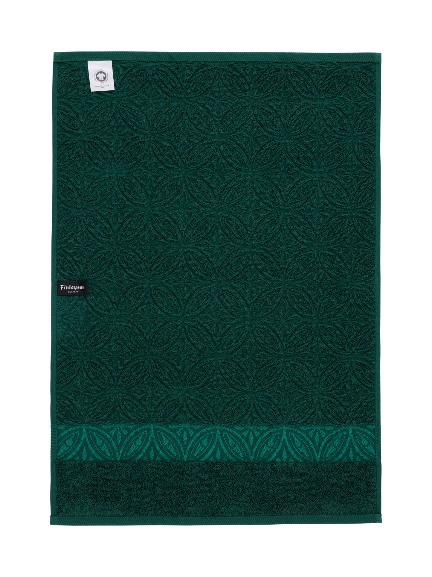 71075-1387-06-12_4; Finlayson Elektra Käsipyyhe Vihreä / 50x70 cm 
