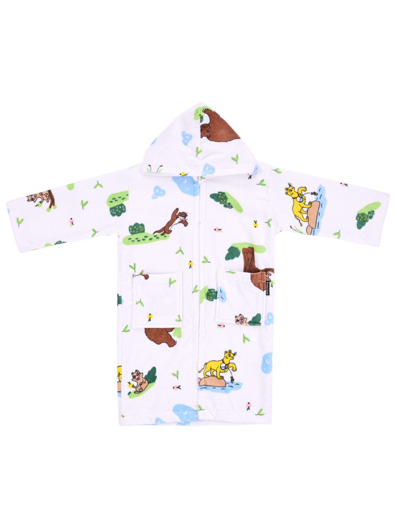 70233-5510-01-03; 70234-5510-01-03; Finlayson Retkellä Lasten kylpytakki Monivärinen / 110-122 cm 