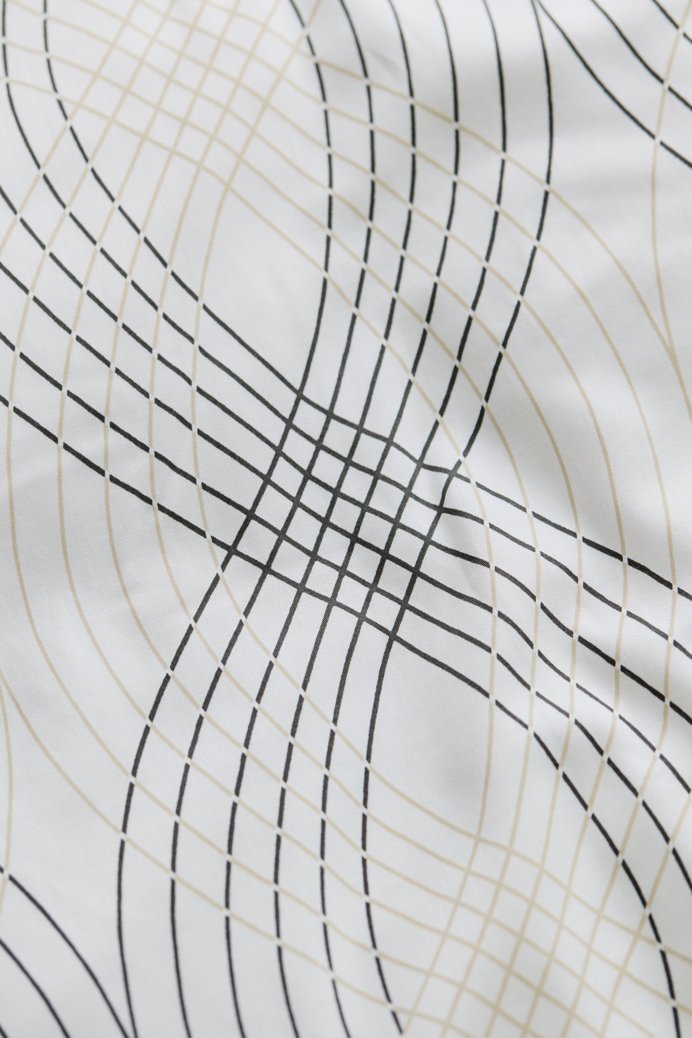 60137-4232-16-06_2; Finlayson Kehrä Tencel-puuvillatyynyliina Tummanharmaa / Beige / 50x60 cm 