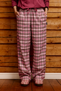 RW17004-431-XXL; RW17004-431-XL; RW17004-431-S; RW17004-431-M; RW17004-431-L; Finlayson Aino Aino Flanellipyjamahousut Vaaleanpunainen / L 
